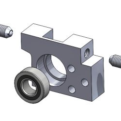 Profold Tabber Part# 3121054 BEARING BLOCK ASSEMBLY --mlmachinetool.com